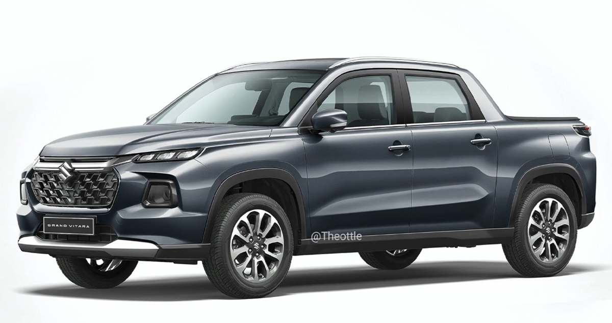 Suzuki Grand Vitara เวอร์ชั่นกระบะ Unibody ขนาดเล็ก ภาพในจินตนาการ