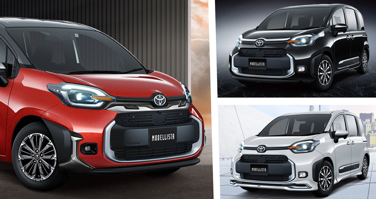 Toyota Sienta ชุดแต่งพิเศษ Modellista ในญี่ปุ่น