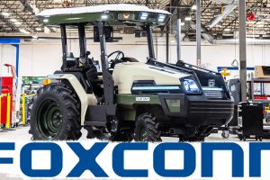 Foxconn MK-V แทรกเตอร์ไฟฟ้า ขับขี่อัตโนมัติ 1 คนบังคับ 8 คัน ราคา 2.0 ล้านบาท ในสหรัฐฯ