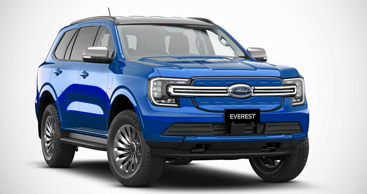 FORD EVEREST EV ไฟฟ้าใหม่ บนพื้นฐาน FORD RANGER EV ภาพในจินตนาการ