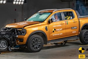 Ford Ranger 2022 ทดสอบความปลอดภัย 5 ดาว ANCAP ในออสเตรเลีย