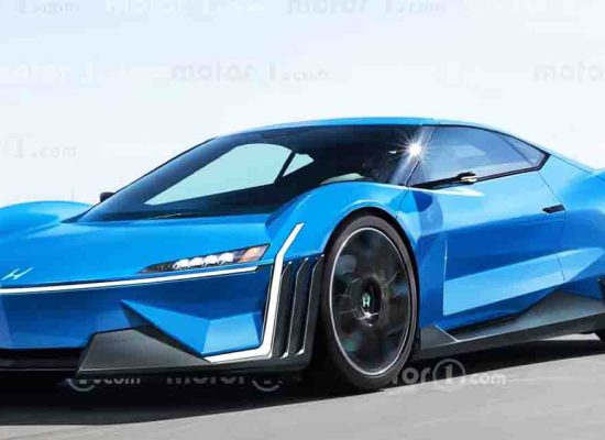 HONDA NSX EV ไฟฟ้าสปอร์ต จะได้รับการเปิดตัวในอนาคต * ภาพอิงจากทีเซอร์
