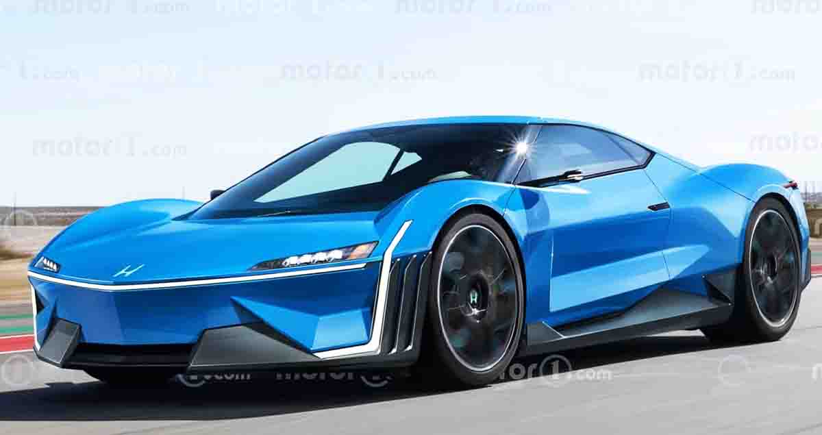 HONDA NSX EV ไฟฟ้าสปอร์ต จะได้รับการเปิดตัวในอนาคต * ภาพอิงจากทีเซอร์