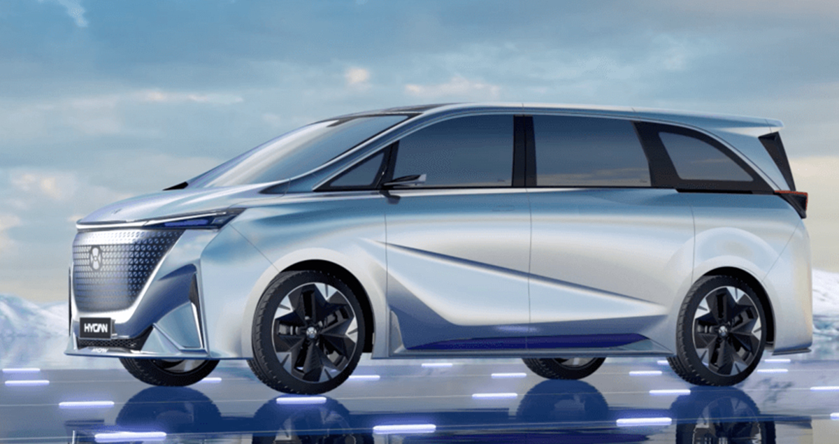 HYCAN Concept-M MPV ไฟฟ้าสุดหรู คู่แข่ง TOYOTA Alphard ในจีน