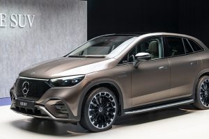 เปิดตัว Mercedes EQE SUV EV ไฟฟ้า 590 กม./ชาร์จ WLTP เปิดตัวในปารีส