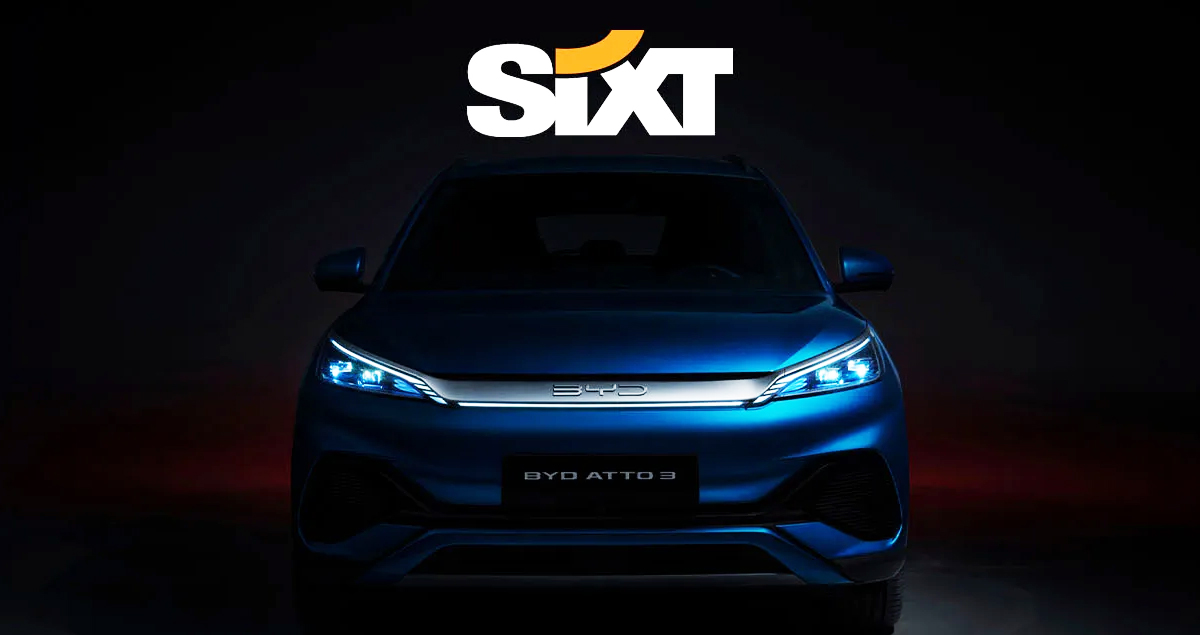 SIXT สั่งซื้อ BYD ATTO3 กว่า 100,000 คันในเยอรมัน เพื่อใช้เป็นรถเช่าไฟฟ้า ทยอยส่งภายใน 6 ปี