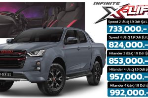 ราคา ISUZU D-MAX X-Series INFINITE X-LIFE 733,000 - 992,000 บาท ในไทย