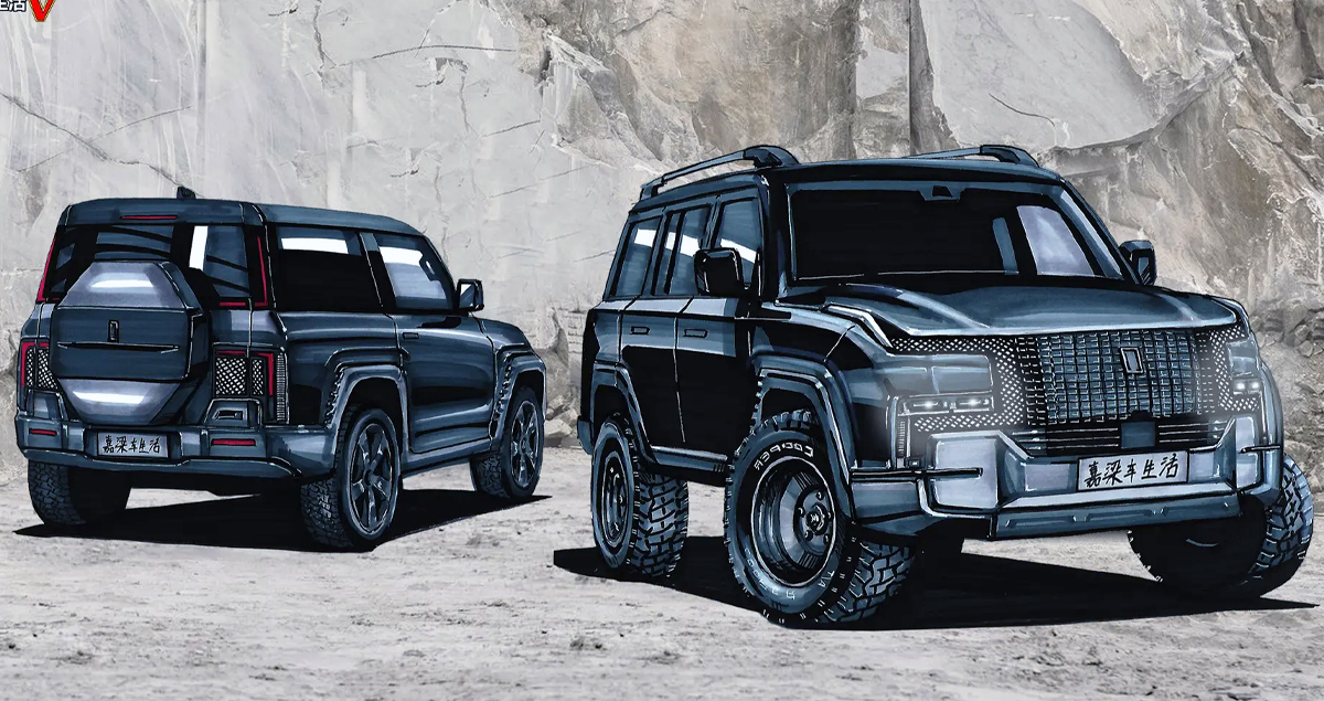 BYD Off-Road ไฟฟ้าใหม่ คู่แข่ง Mercedes-Benz G-Class ในจีน อิงจากสิทธิบัตร