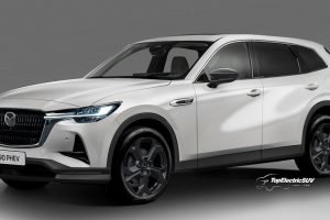MAZDA CX-90 SUV 3 แถว ปลั๊กอินไฮบริด ก่อนเปิดตัวปีหน้า ภาพเรนเดอร์