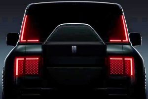 ทีเซอร์ด้านหลัง BYD Yangwang R1 ก่อนเปิดตัว 5 มกราคม 2023 ในประเทศจีน