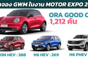 ยอดจอง GWM ไทย ในงาน MOTOR EXPO 2022 รวม 1,995 คัน