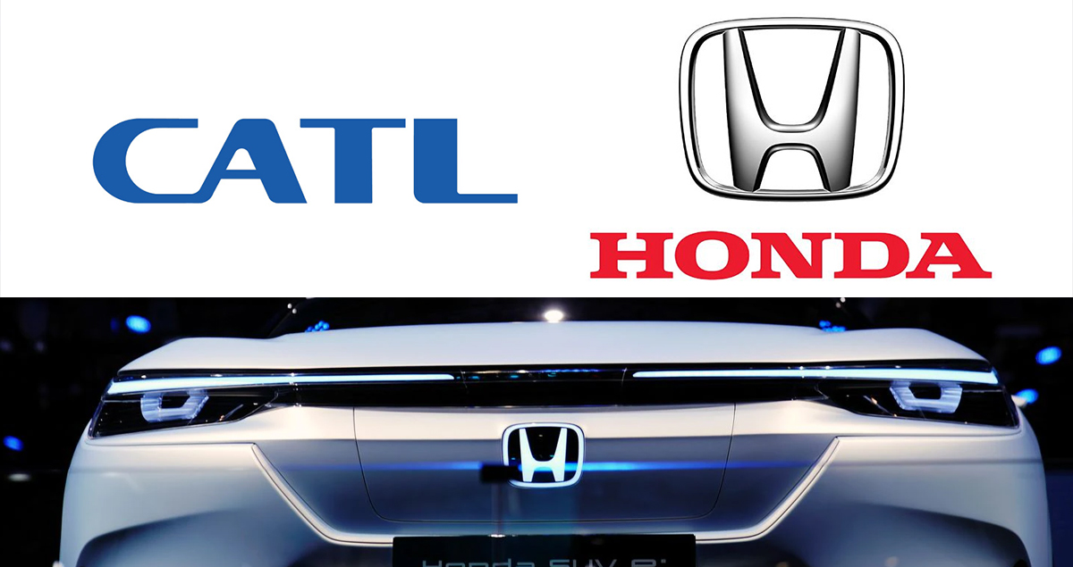 HONDA จับมือ CATL ในการจัดหาแบตเตอรี่ สำหรับรถยนต์พลังงานใหม่กว่า 2 ล้านคัน