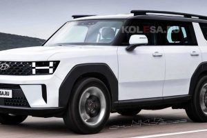Hyundai Santa Fe โฉมใหม่ จากการทดสอบวิ่ง ก่อนเปิดตัว * ภาพเรนเดอร์
