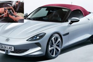 เผยภายในห้องโดยสาร MG Cyberster Electric Roadster ก่อนขายจีน