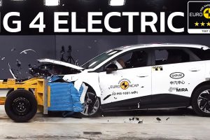 ทดสอบการชน MG 4 Electric EURO NCAP ระดับ 5 ดาว
