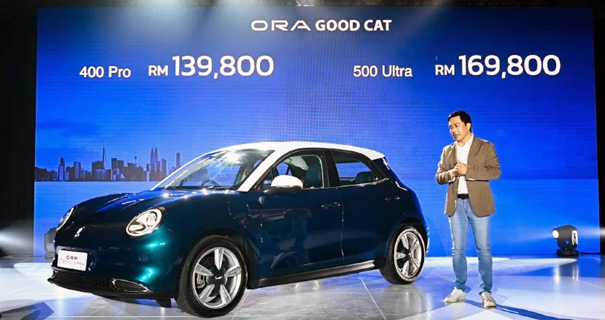 แพงกว่าไทย 381,000 บาท ORA Good CAT เปิดขายในมาเลเซีย ราคา 1.10 – 1.34 ล้านบาท