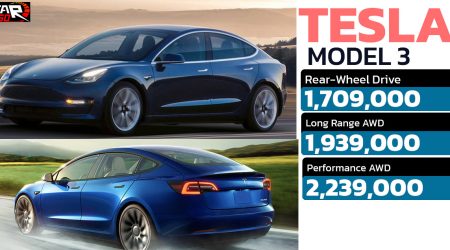 ลดราคาในไทยกว่า 70,000 บาท TESLA MODEL 3 419 - 602 กม./ชาร์จ WLTP เหลือ 1.70 - 2.23 ล้านบาท