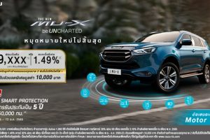 โปรโมชั่น ISUZU MU-X ดอกเบี้ยพิเศษ 1.49% ดาวน์ 30% ผ่อน 48 เดือน
