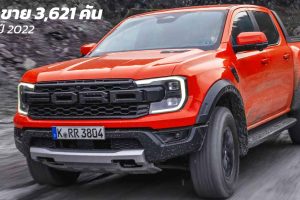 ยอดขาย 3,621 คันในไทยปี 2022 Ford Ranger RAPTOR ราคา 1,919,000 บาท 3.0 Twin Turbo V6 397 แรงม้า 2023