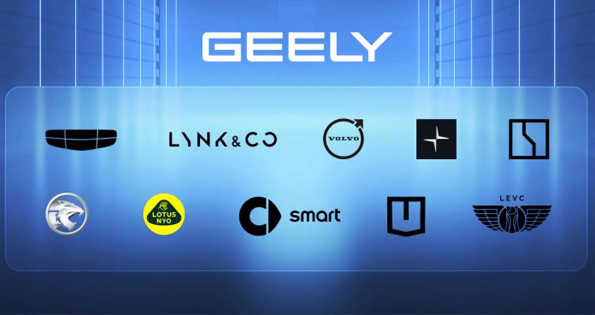 Geely Group เผยยอดขาย 2.3 ล้านคันในปี 2022 จาก 10 แบรนด์รถยนต์