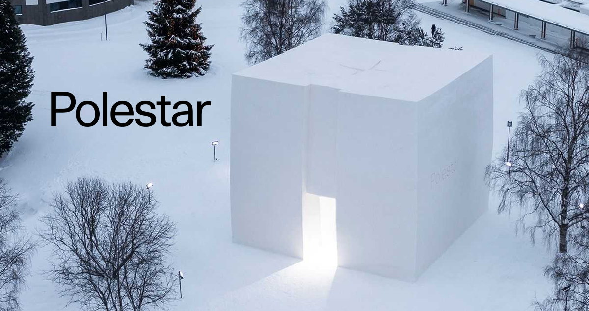 โชว์รูมน้ำแข็งแห่งแรกของโลก Polestar Snow Space ในฟินแลนด์
