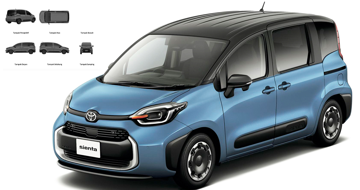 เผยสิทธิบัตรในอินโดฯ TOYOTA Sienta เจนที่ 3 คาดเปิดตัวเร็วๆนี้ ไทยมีลุ้น