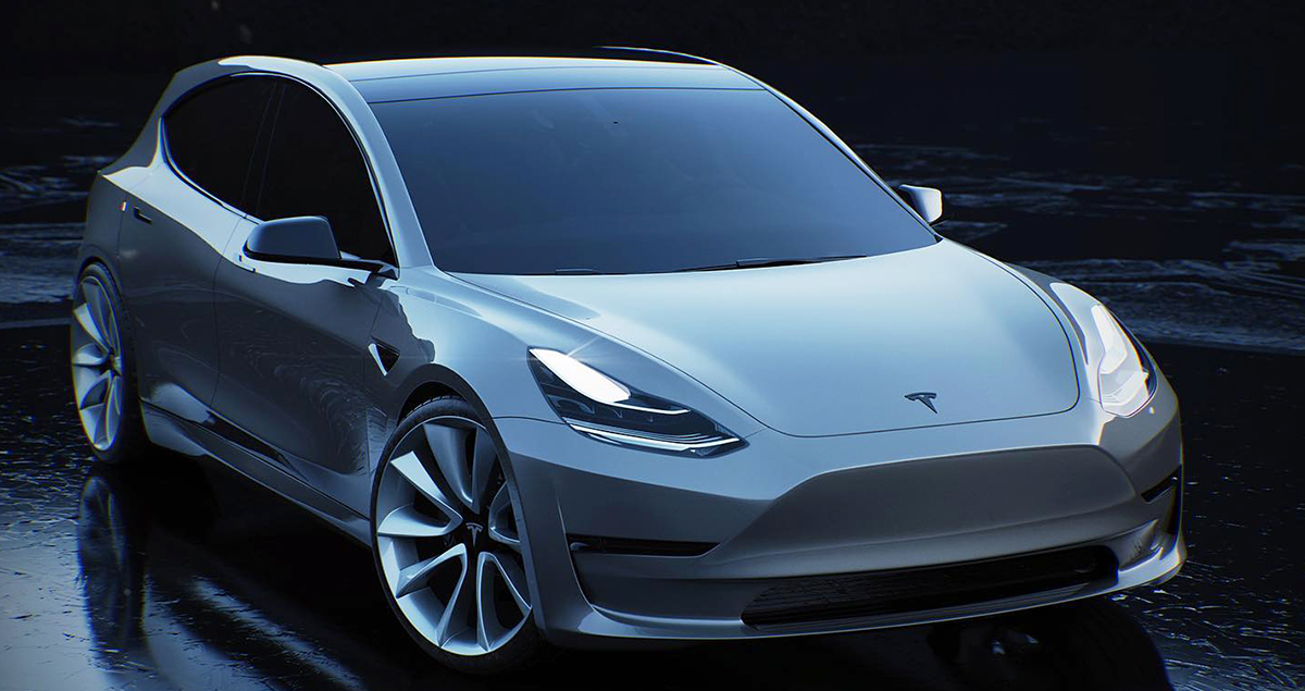 Tesla Model Q Hatchback รถยนต์ไฟฟ้า คาดราคาไม่แรง ก่อนเปิดตัว * เรนเดอร์