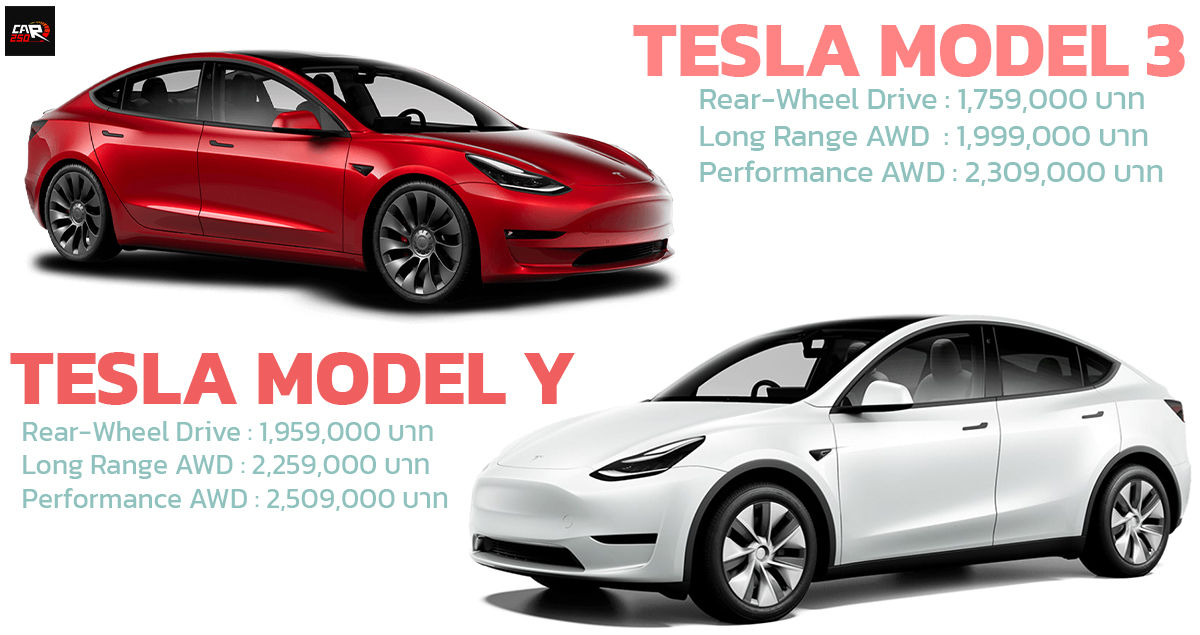 ส่งมอบในไทย 10 ก.พ. 2566 รอบแรก 600 คันTESLA Model 3 และ Model Y