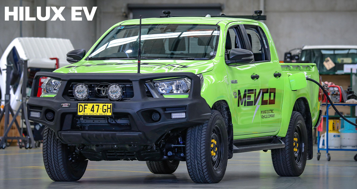 SEA Electric Hilux และ Landcruiser ไฟฟ้า 380 กม./ชาร์จ สำหรับ MEVCO ในงานเหมือง ในออสเตรเลีย