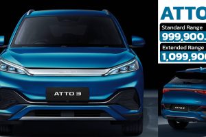 รับเงินคืน 100,000 บาท BYD ATTO 3 วิ่งได้ 480 กม./ชาร์จ NEDC ราคา 999,900 - 1,099,900 บาท