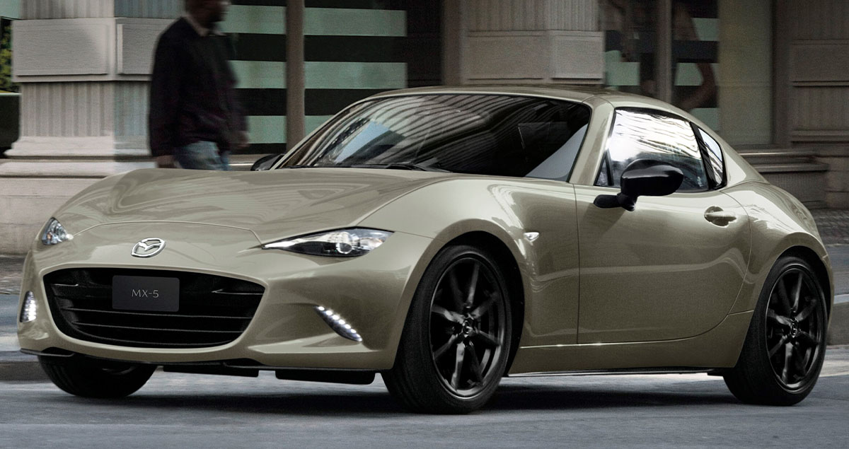 เปิดราคา 2,912,000 บาทในไทย Mazda MX-5 RF สีใหม่ น้ำตาล Zircon Sand