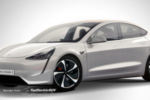 ก่อนเปิดตัว Tesla Model 3 facelift 'Project Highland' 2023 * ภาพเรนเดอร์