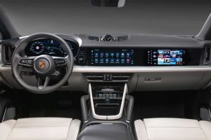 เผยภายในห้องโดยสาร Porsche Cayenne 2024 ก่อนเปิดตัว 18 เมษายน