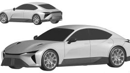 ภาพสิทธิบัตร Lexus Electrified Sedan ซีดานสปอร์ตไฟฟ้า