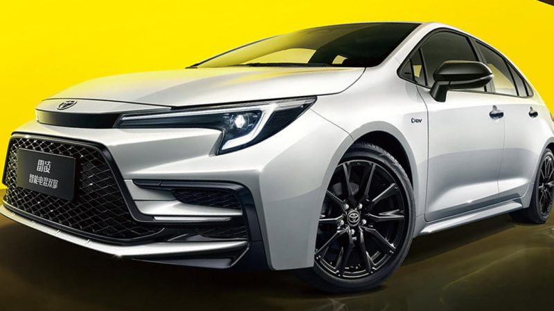 เปิดขายจีน 697,000 บาท TOYOTA LEVIN รุ่นพิเศษ Knight Edition 1.8 ไฮบริด 135 แรงม้า