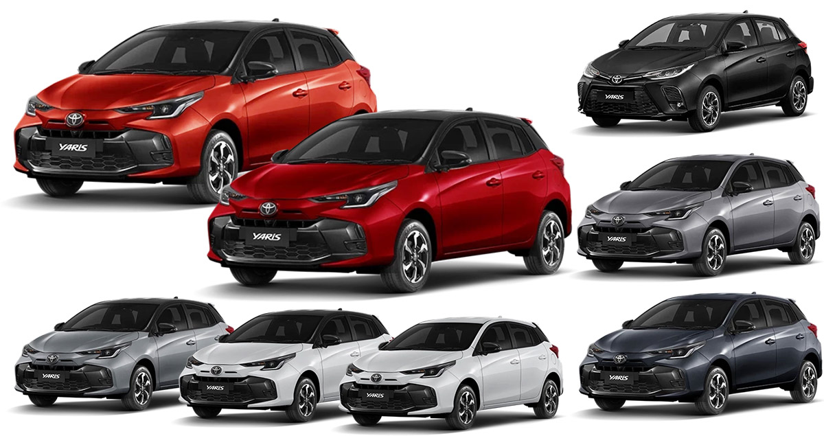 8 สีตัวถัง Toyota Yaris Hatchback Minorchange ใหม่ ในไทย เริ่ม 559,000 – 694,000 บาท