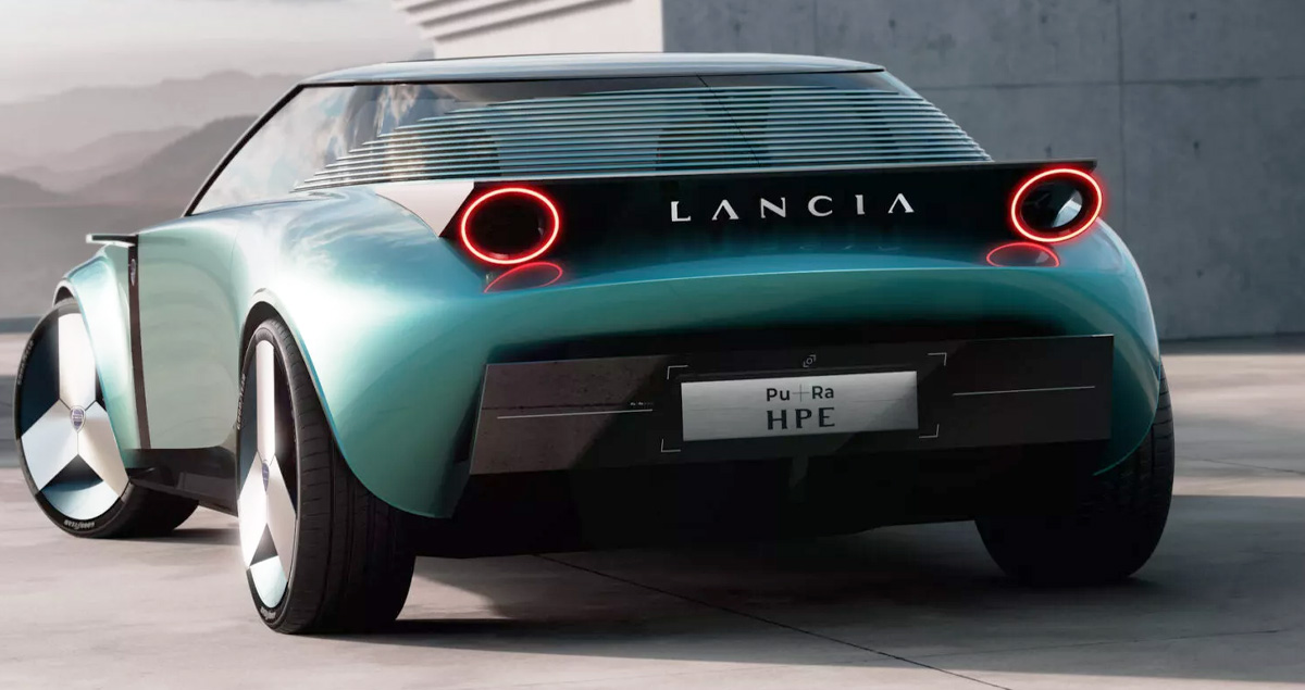 Lancia Pu+Ra HPE Concept ต้นแบบไฟฟ้า สไตล์เรโทร