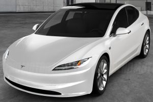 Tesla Model 3 facelift 'Project Highland' 2023 ก่อนเปิดตัว * ภาพเรนเดอร์