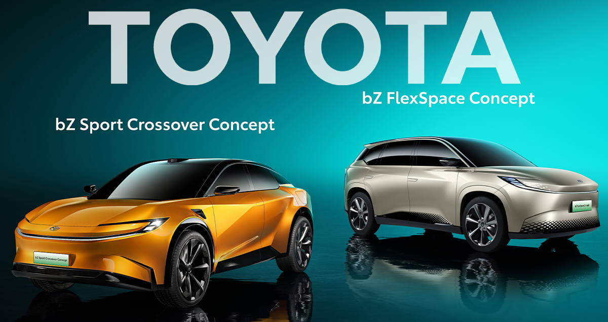 TOYOTA เปิดตัวรถยนต์ไฟฟ้า bZ FlexSpace และ bZ Sport Crossover ต้นแบบในประเทศจีน