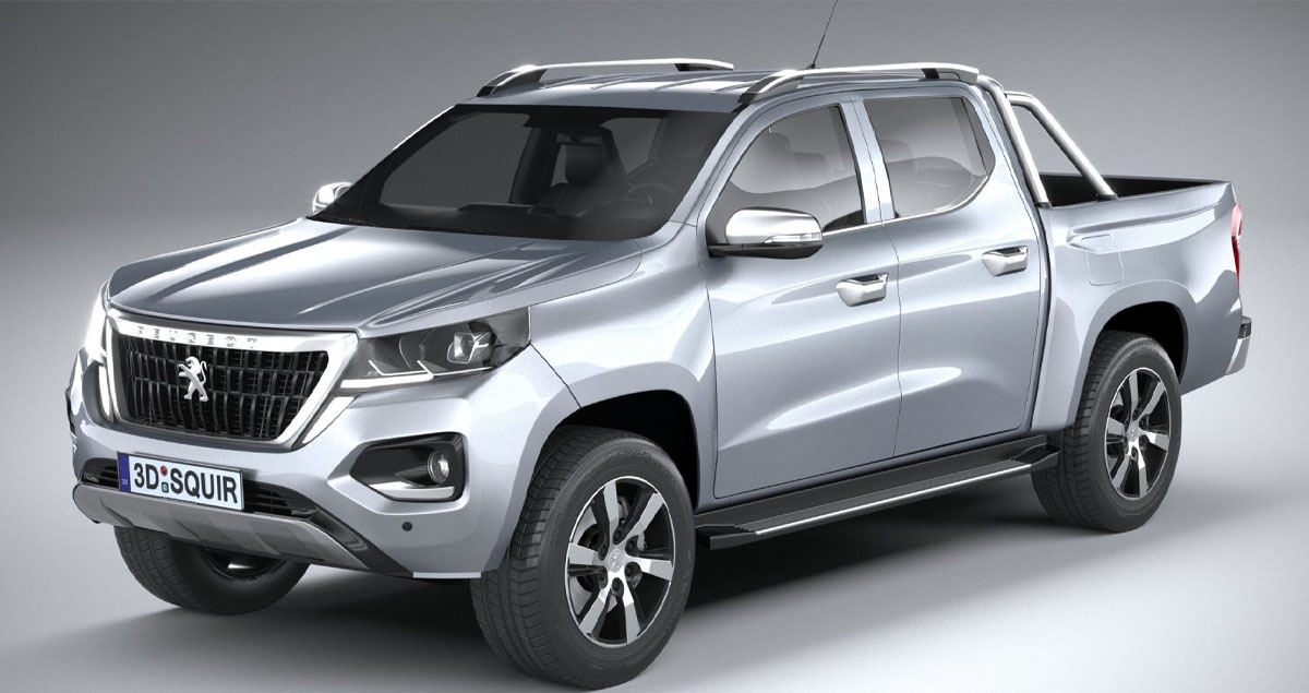 เตรียมเปิดตัวไทยปีนี้ Peugeot Landtrek กระบะขนาดกลาง ท้าชน Hilux REVO , D-MAX