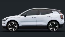 ภาพด้านข้าง VOLVO EX30 EV ไฟฟ้าคันเล็ก 480 กม./ชาร์จ WLTP