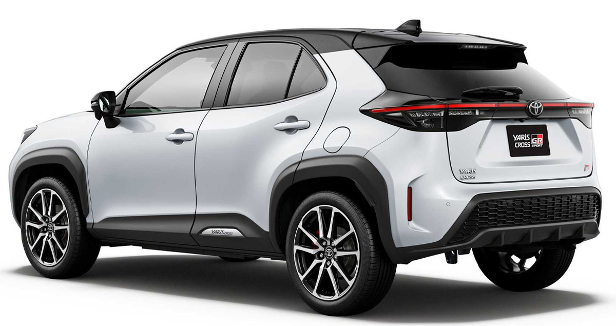 31.1 กม./ลิตร WLTC TOYOTA YARIS CROSS GR SPORT ในญี่ปุ่น 590,000 – 685,000 บาท 1.5 ไฮบริด