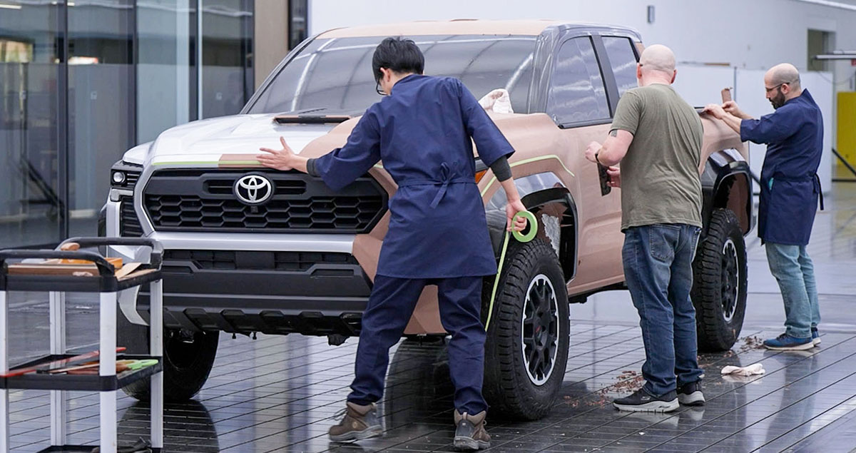 ก่อนจะเป็น TOYOTA TACOMA ใหม่ ภายใต้การออกแบบ Calty Design Research ในอเมริกาเหนือ