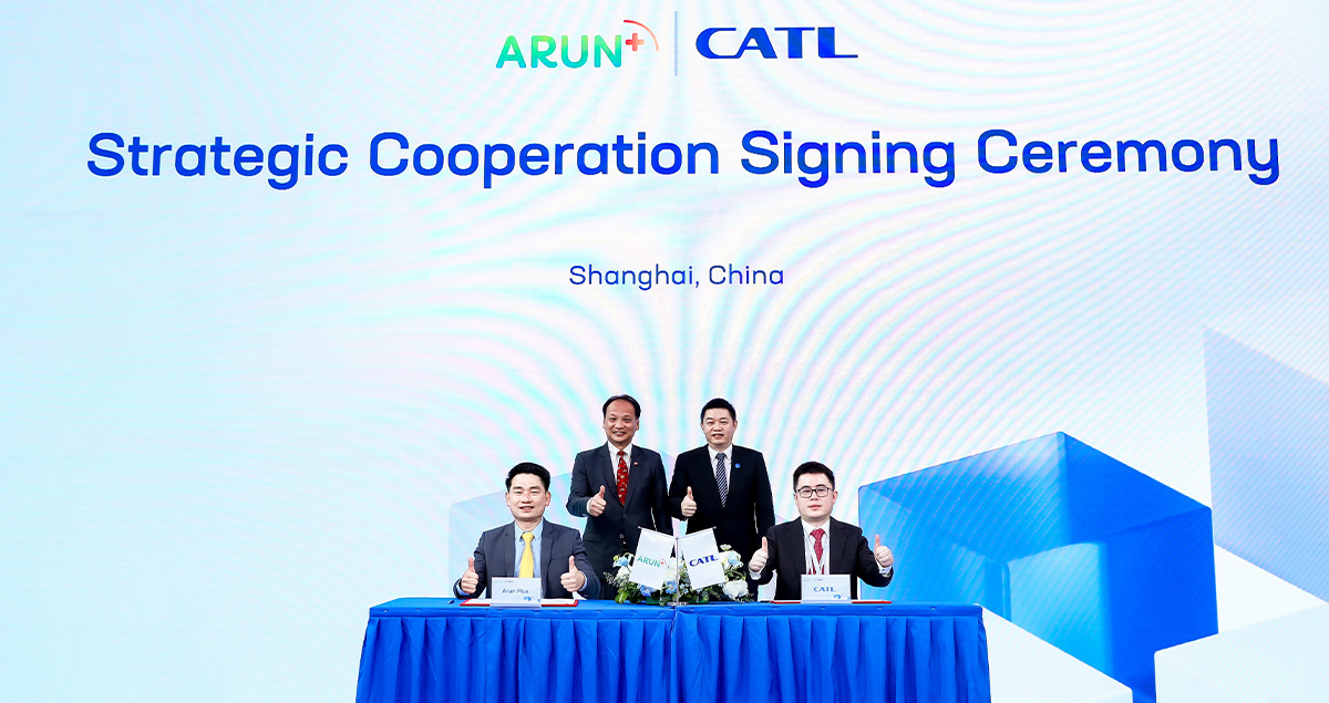 Arun Plus – CATL ทุ่มทุนกว่า 3,600 ล้านบาทตั้งโรงงานแบตเตอรี่ Cell-To-Pack ในไทย
