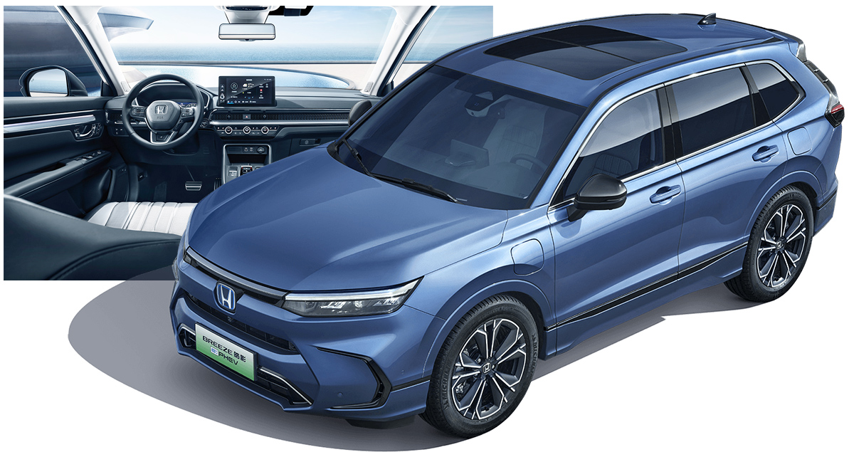 All-NEW HONDA BREEZE e:PHEV 2.0L วิ่งไฟฟ้า 91 กม. NEDC เปิดขายจีน 1.09 – 1.26 ล้านบาท