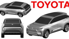 สิทธิบัตร TOYOTA bZ Large SUV ไฟฟ้า 3 แถวขนาด 7 ที่นั่ง 