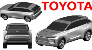 สิทธิบัตร TOYOTA bZ Large SUV ไฟฟ้า 3 แถวขนาด 7 ที่นั่ง 