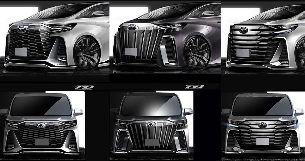 ภาพร่าง ก่อนจะมาเป็น All-NEW Alphard และ Vellfire เจนที่ 4