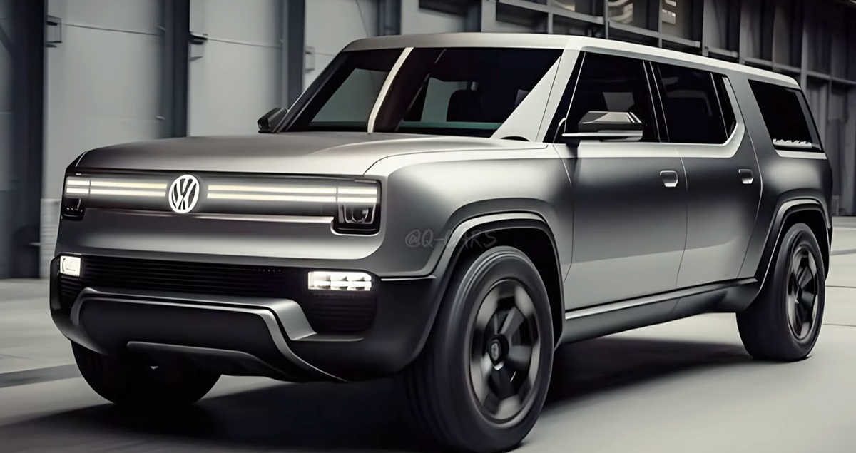 Volkswagen Scout SUV ไฟฟ้า ในสหรัฐฯ ก่อนเปิดตัว * ภาพเรนเดอร์