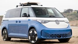 VW ID Buzz LWB รุ่นฐานล้อยาวพิเศษ ก่อนเปิดตัวในสหรัฐฯ ปี 2024 แบตเตอรี่ 91kWh